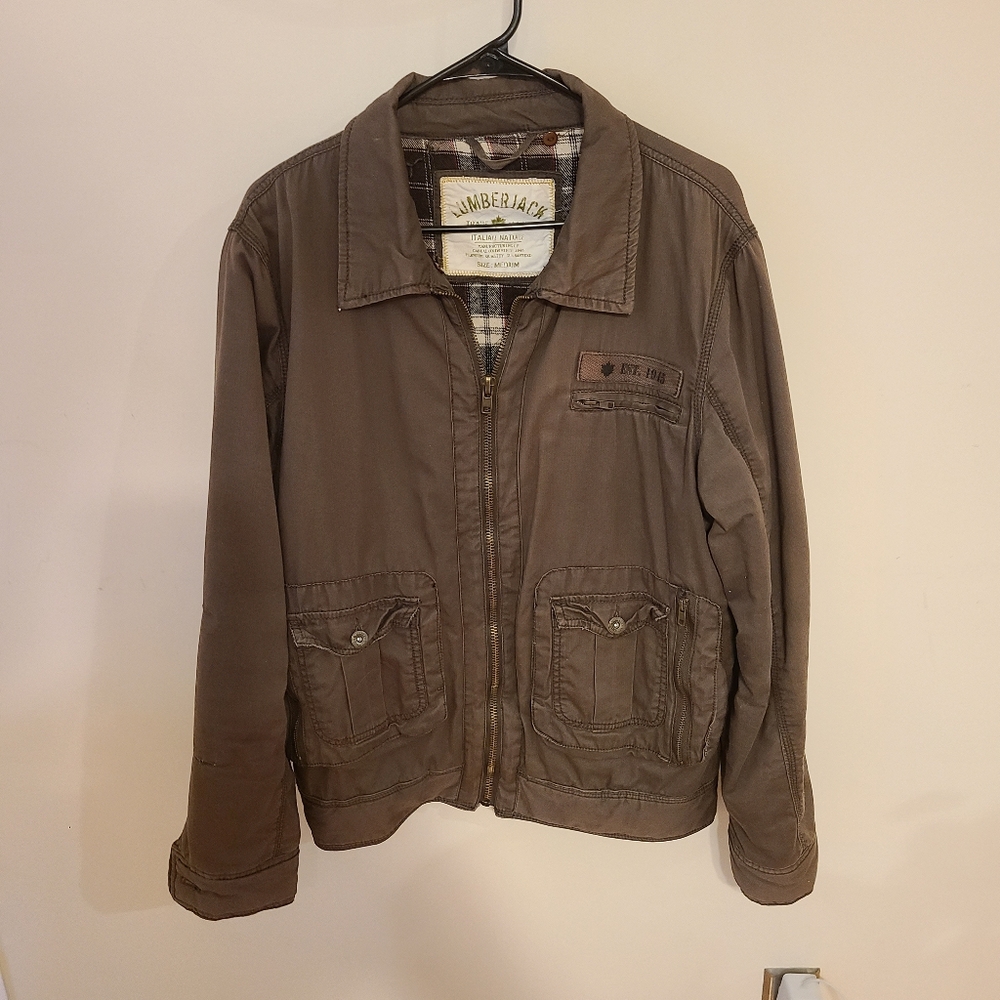 VTG  Lumberjack Men's Chore Warm Flannel linned Jacket Barn Field